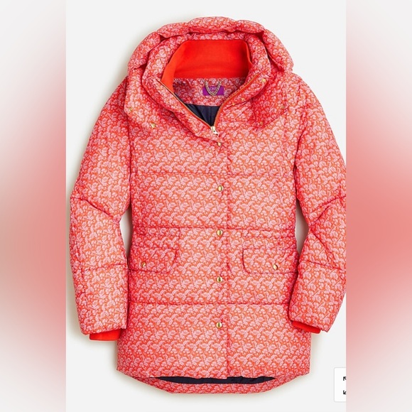 J.crew New chateau puffer coat in Liberty® Toutouayette fabric - Picture 4 of 11